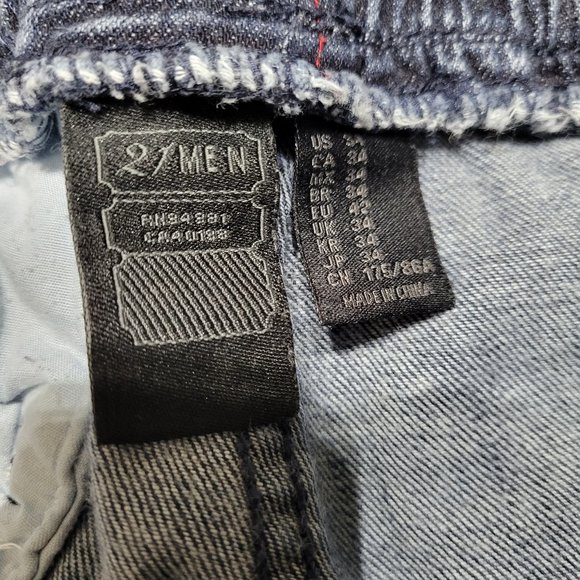 Forever 21 - Men's Jogger Denim Jeans Size 34 - Picture 4 of 4